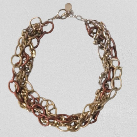 Dana Buchman Mixed Metal Chain Necklace - Picture 5 of 7